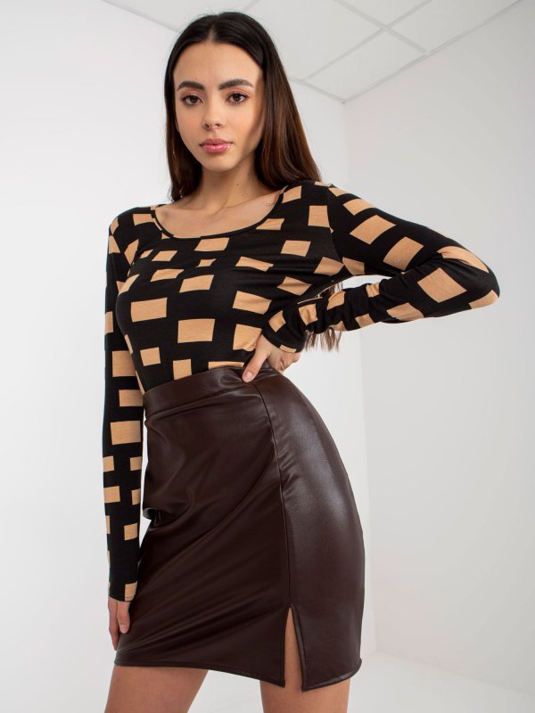 Bluzka-LK-BZ-509198.48P-czarny rozmiar - L/XL