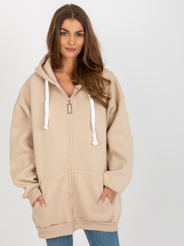Bluza-EM-BL-751.15X-beżowy rozmiar - ONE SIZE
