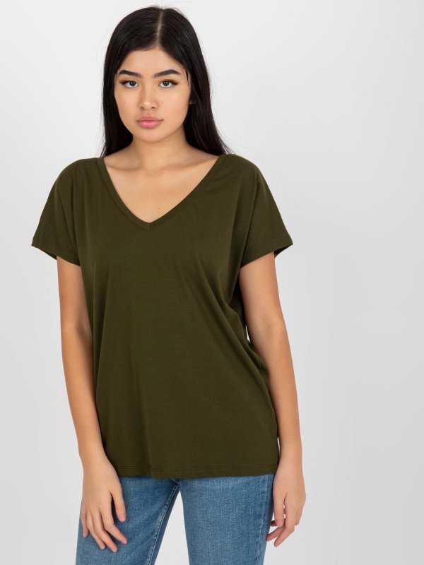 T-shirt-RV-TS-4832.30-khaki rozmiar - M