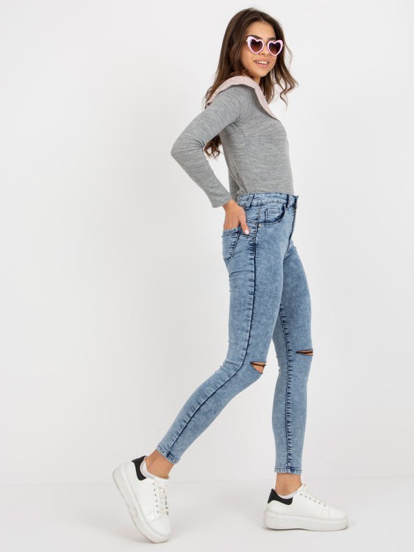 Spodnie jeans-NM-SP-H32.12X-niebieski rozmiar - XL