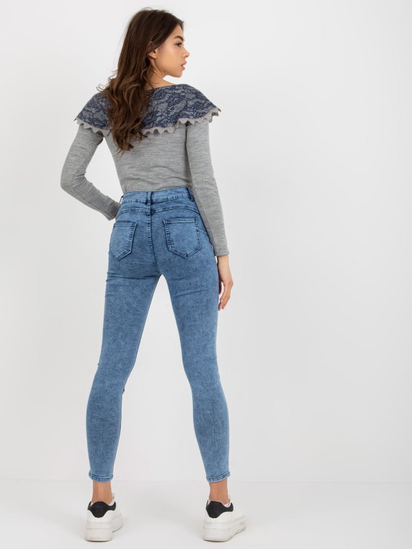 Spodnie jeans-NM-SP-L12.14X-niebieski rozmiar - XS