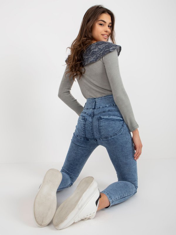 Spodnie jeans-NM-SP-L73.33P-niebieski rozmiar - XS