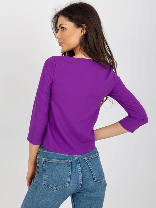 Bluzka-LK-BZ-506522.07-fioletowy rozmiar - 38