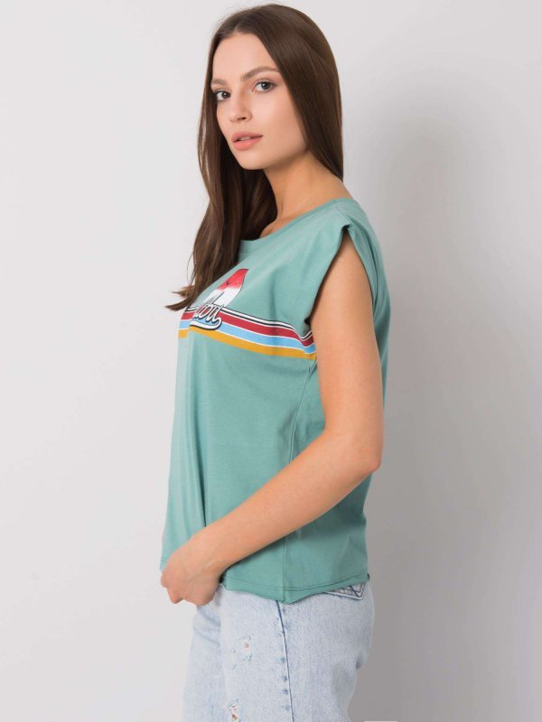 Bluzka-FA-BZ-7139.73P-pistacjowy rozmiar - ONE SIZE