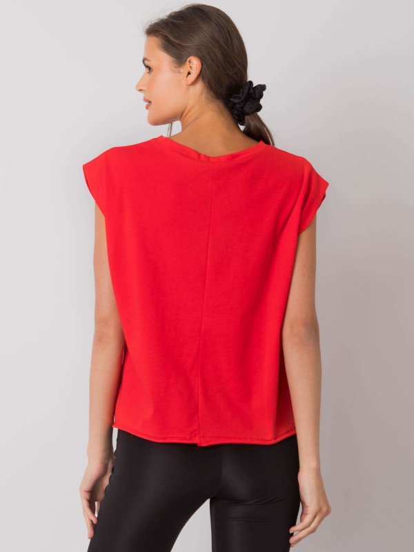 Bluzka-FA-BZ-7139.73P-czerwony rozmiar - ONE SIZE