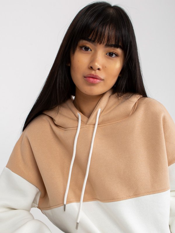 Bluza-AP-BL-AP-3001.98P-beżowy rozmiar - S