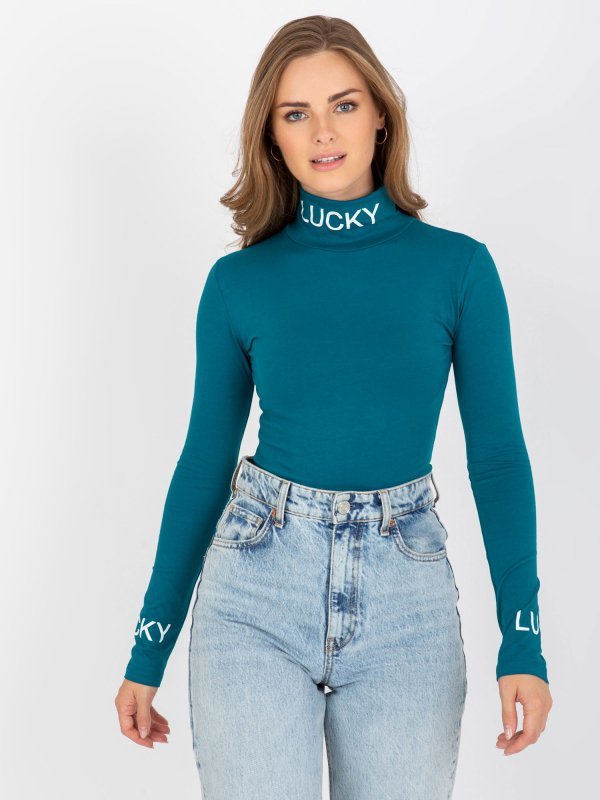 Bluzka-EM-BZ-U607.77P-morski rozmiar - ONE SIZE