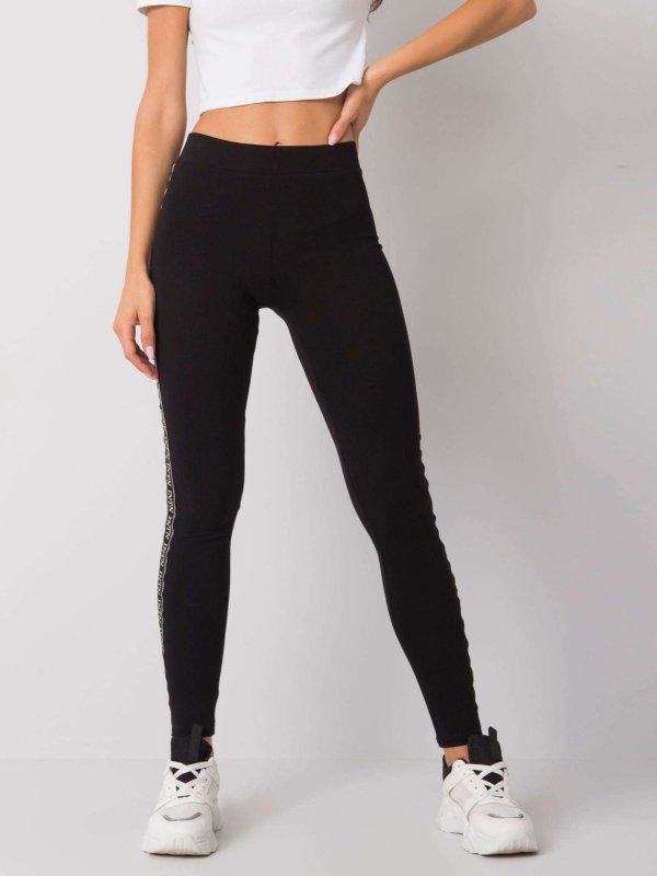 Leginsy-LA-LG-T-45.78P-czarno-srebrny rozmiar - L