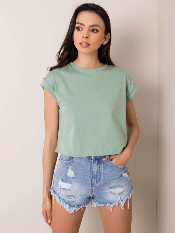 T-shirt-157-TS-2746.54P-pistacjowy rozmiar - L