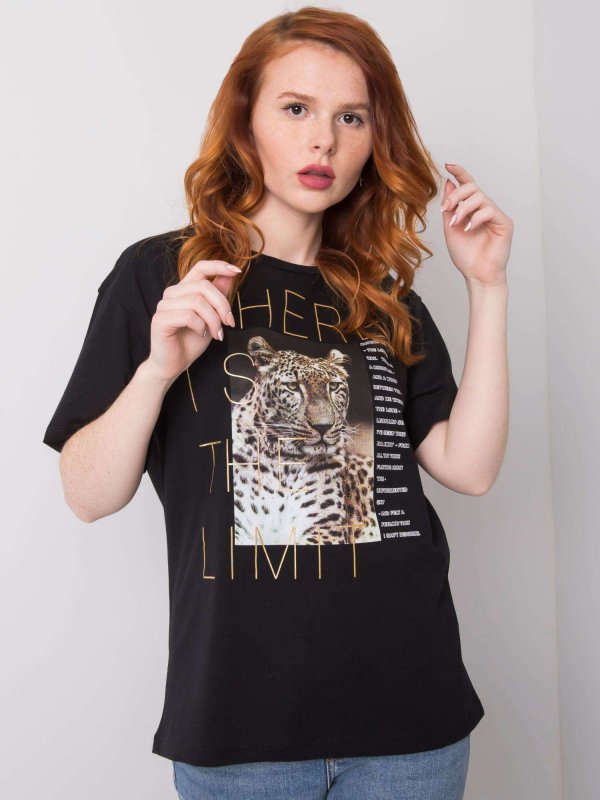 T-shirt-HB-TS-3051.64P-czarny rozmiar - S