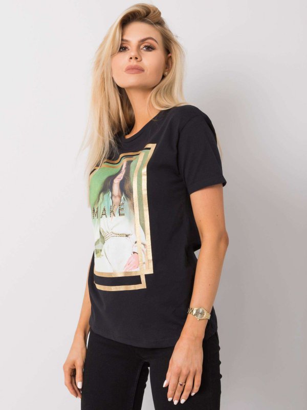 T-shirt-HB-TS-3025.18P-czarny rozmiar - M