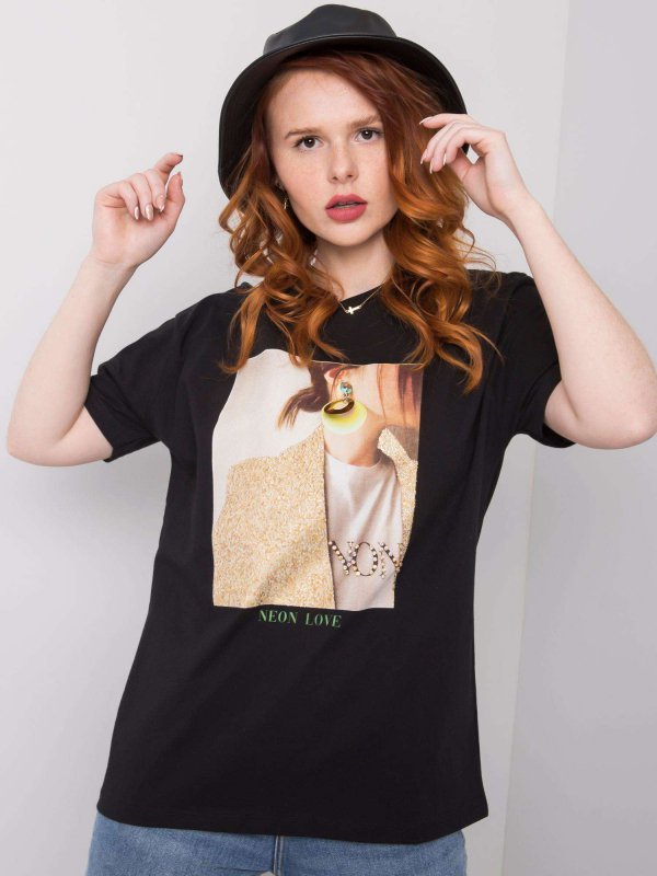 T-shirt-HB-TS-3055.18P-czarny rozmiar - S
