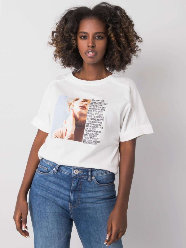 T-shirt-PM-TS-SS21CA42.73-biały rozmiar - S