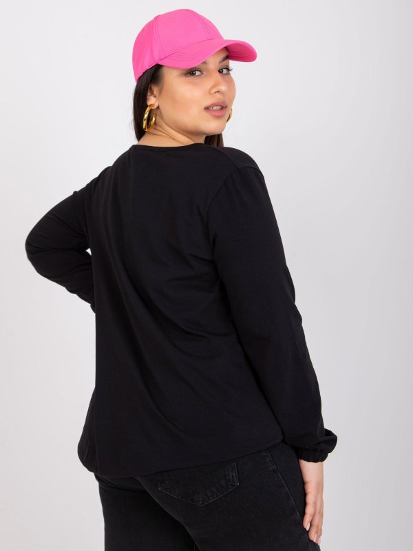 Bluzka-RV-BZ-6332.53P-czarny rozmiar - 2XL