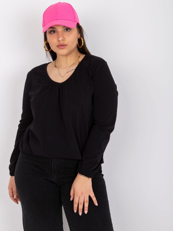 Bluzka-RV-BZ-6332.53P-czarny rozmiar - 3XL