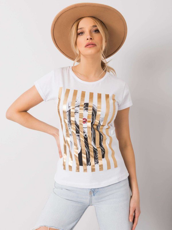 T-shirt-HB-TS-3036.12P-biały rozmiar - S