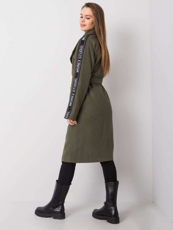 Płaszcz-LK-PL-508316.95P-khaki rozmiar - 36