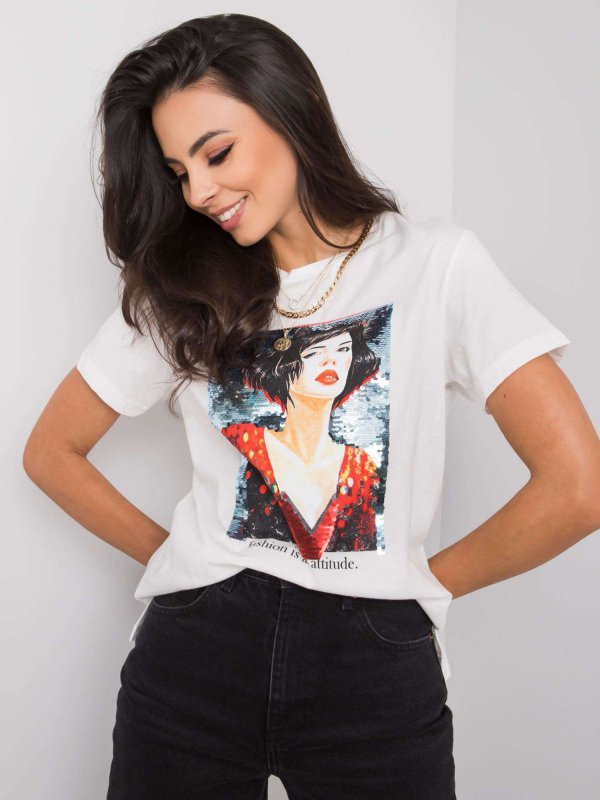 T-shirt-PM-TS-SS21TX04.31-biały rozmiar - S