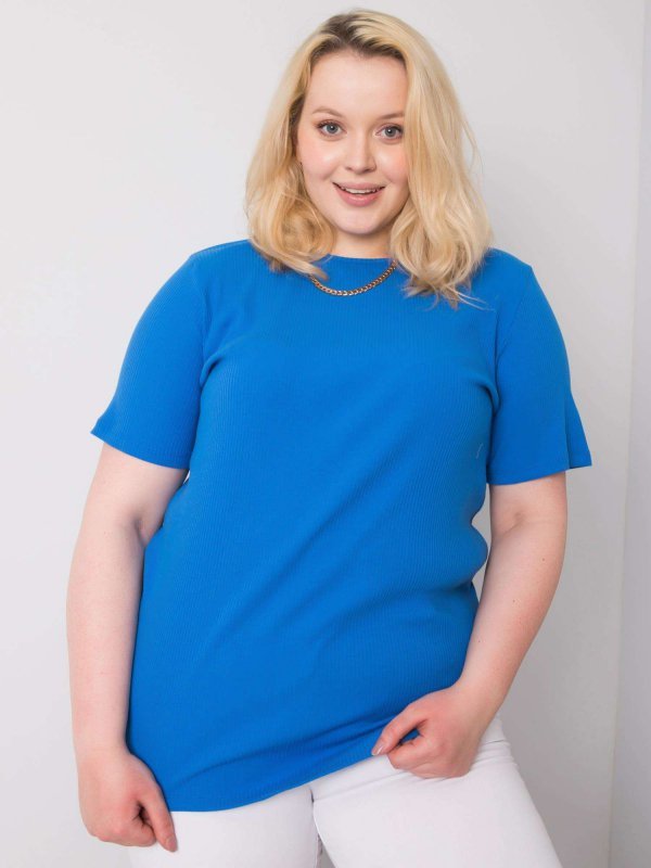 Bluzka-RV-BZ-6323.92-ciemny niebieski rozmiar - XL
