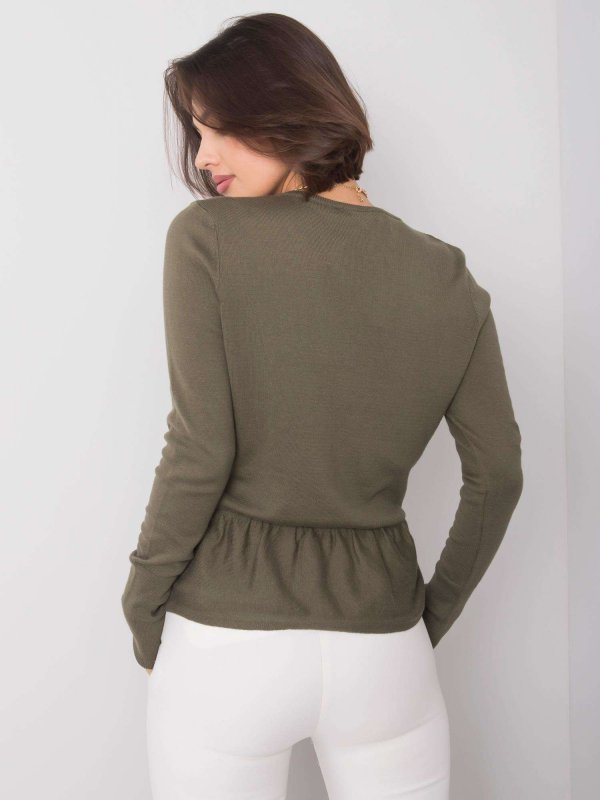 Bluzka-259-BZ-22513.73-khaki rozmiar - M