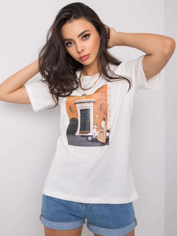 T-shirt-PM-TS-SS21CA61.69-biały rozmiar - L