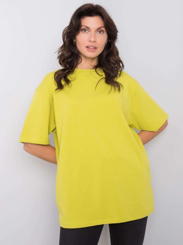 T-shirt-RV-TS-6052.71P-limonkowy rozmiar - ONE SIZE