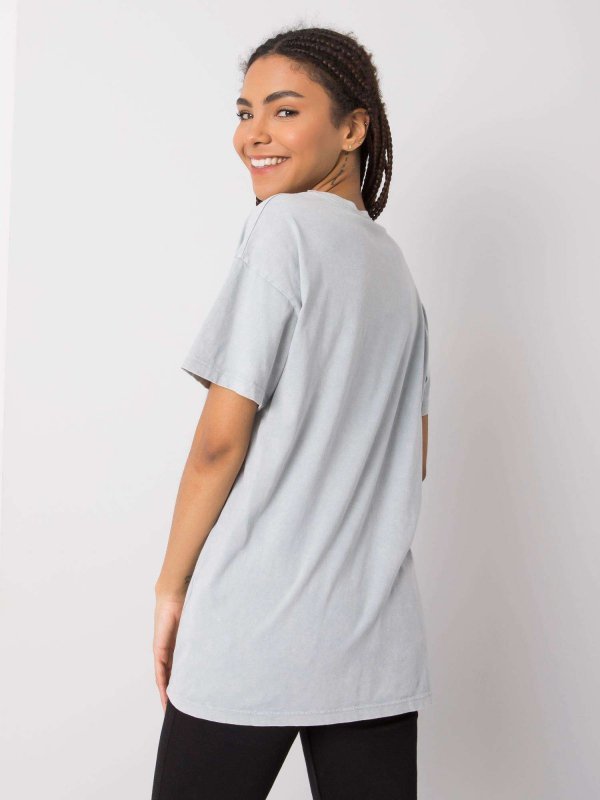 T-shirt-157-TS-6449.50P-szary rozmiar - S