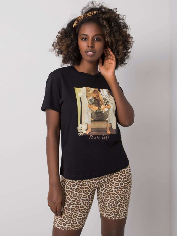 T-shirt-PM-TS-SS20HS152.06-czarny rozmiar - M