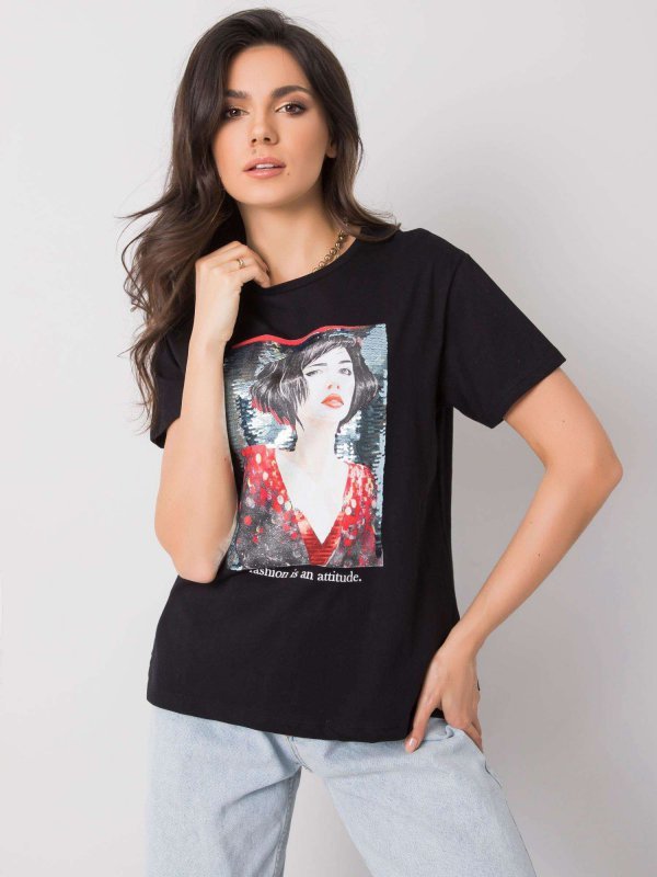 T-shirt-PM-TS-SS21TX04.31-czarny rozmiar - L