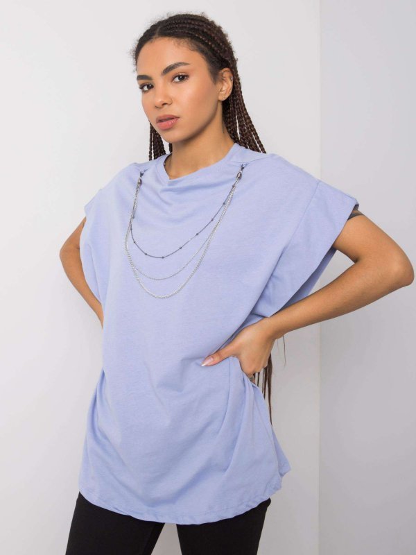 T-shirt-157-TS-4170.81-jasny niebieski rozmiar - S