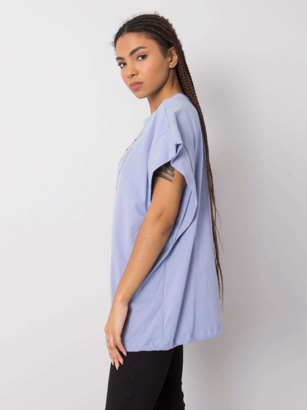 T-shirt-157-TS-4170.81-jasny niebieski rozmiar - S