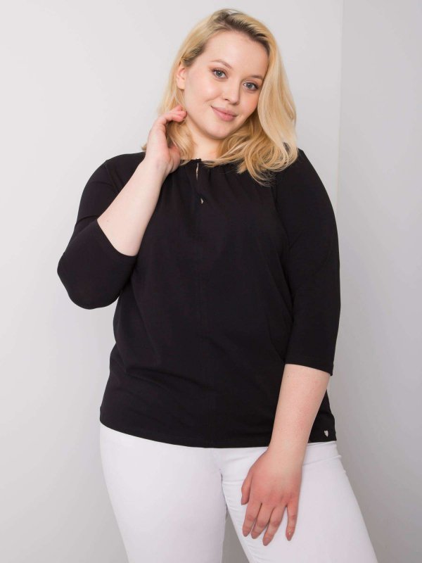 Bluzka-RV-BZ-6334.19P-czarny rozmiar - 3XL
