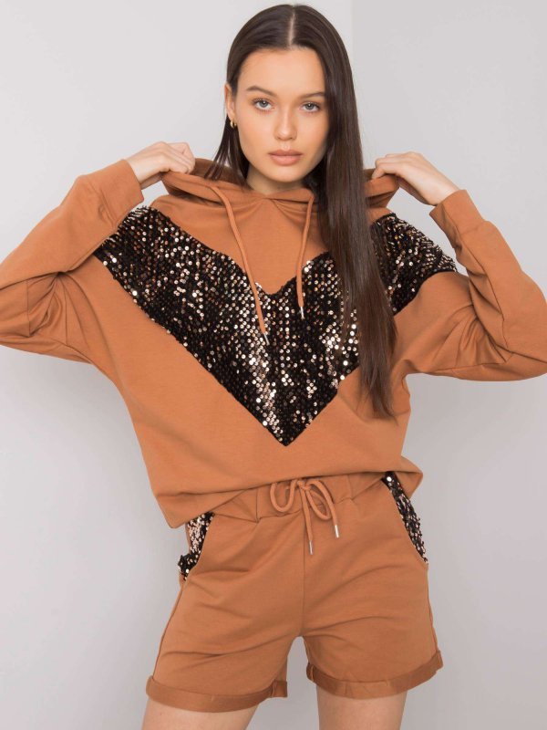 Komplet-FA-KMPL-6392.36P-camelowy rozmiar - S/M