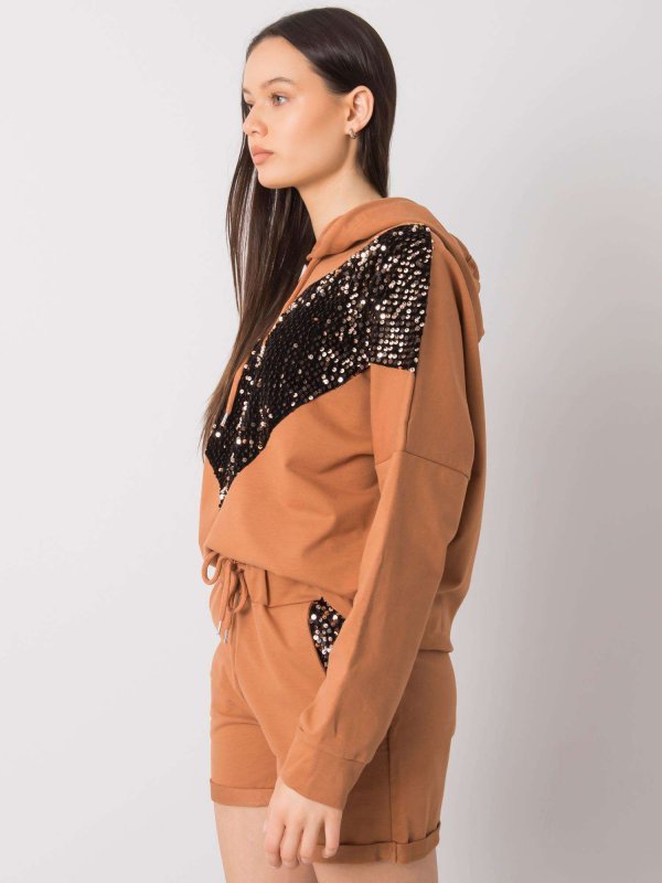 Komplet-FA-KMPL-6392.36P-camelowy rozmiar - S/M