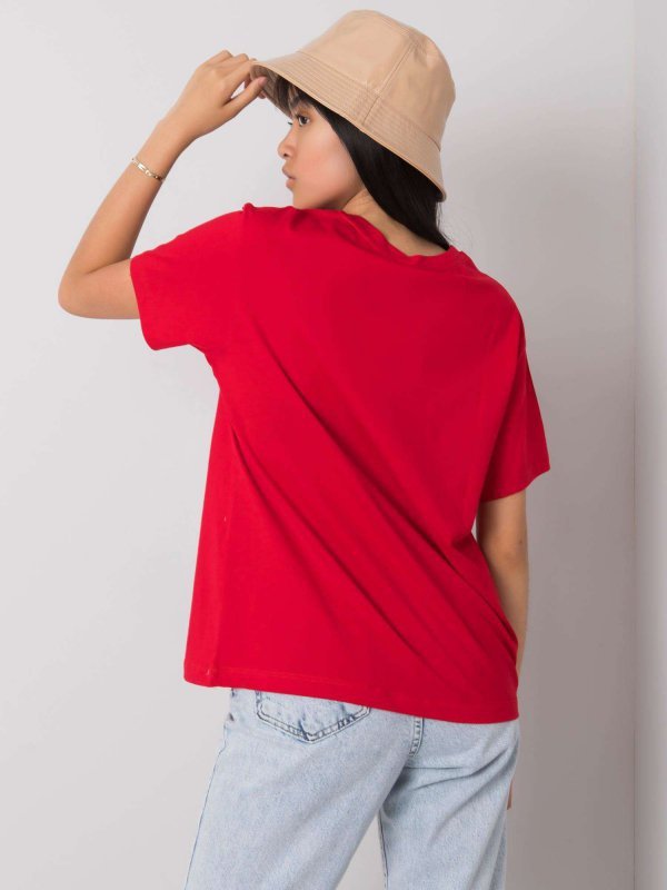T-shirt-PM-TS-SS21CA82.16-czerwony rozmiar - S