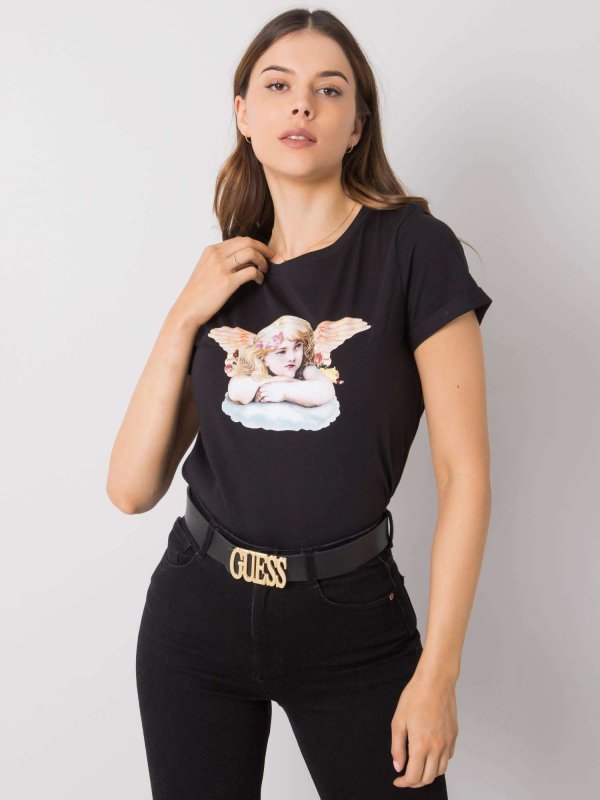 T-shirt-RO-TS-2307.21-czarny rozmiar - S
