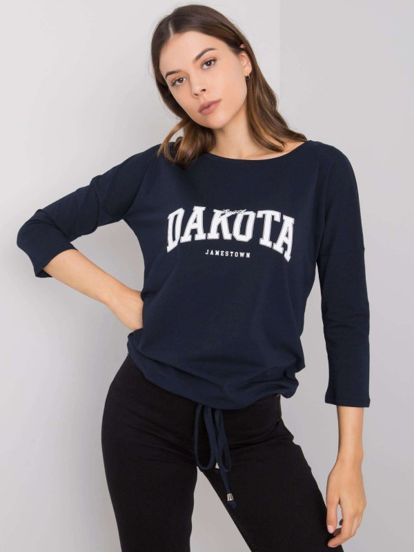 Bluzka-RV-BZ-6673.61-granatowy rozmiar - XL