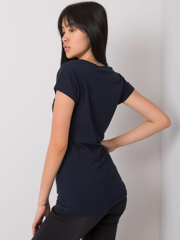 T-shirt-EM-TS-ES-21-533.16-granatowy rozmiar - S
