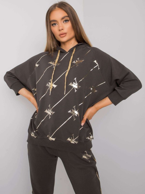 Komplet-RV-KMPL-6871.37-ciemny khaki rozmiar - S/M