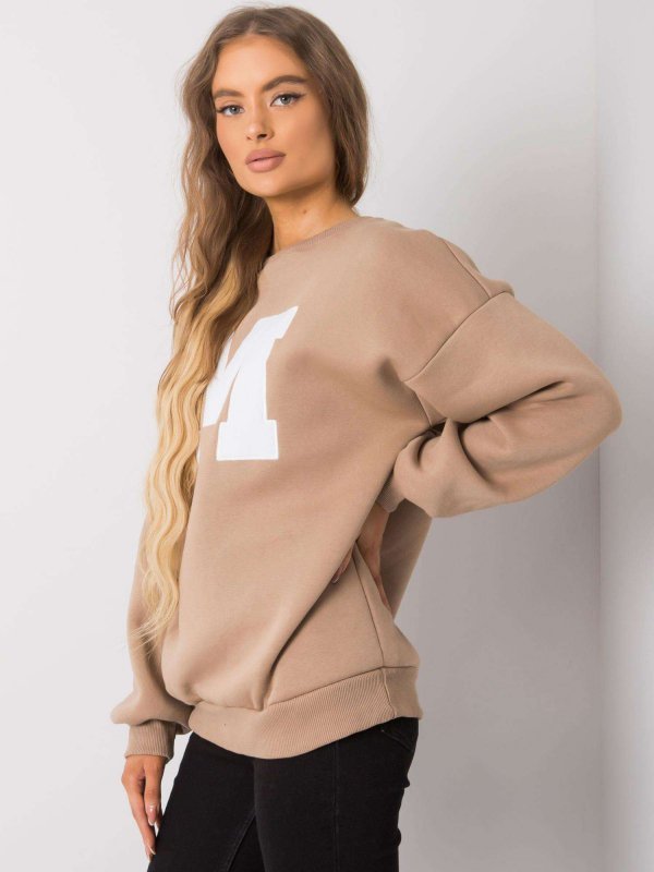 Bluza-EM-BL-617-1.34X-beżowy rozmiar - S/M