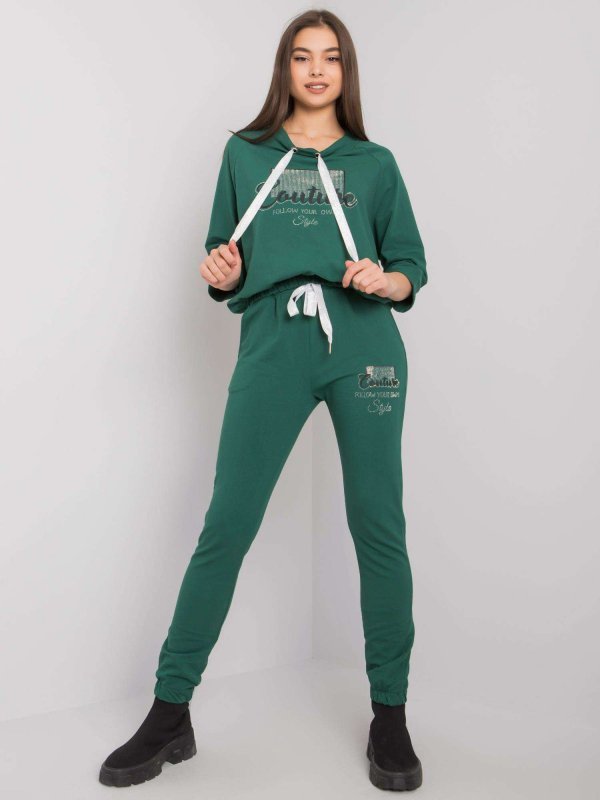 Komplet-RV-KMPL-6819.07P-ciemny zielony rozmiar - L/XL