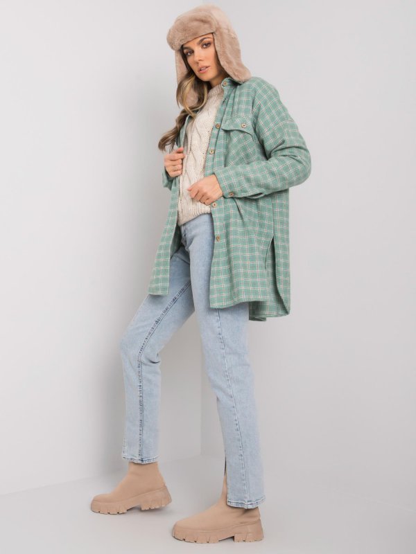 Koszula-TO-KS-1124-2.50-zielony rozmiar - L/XL