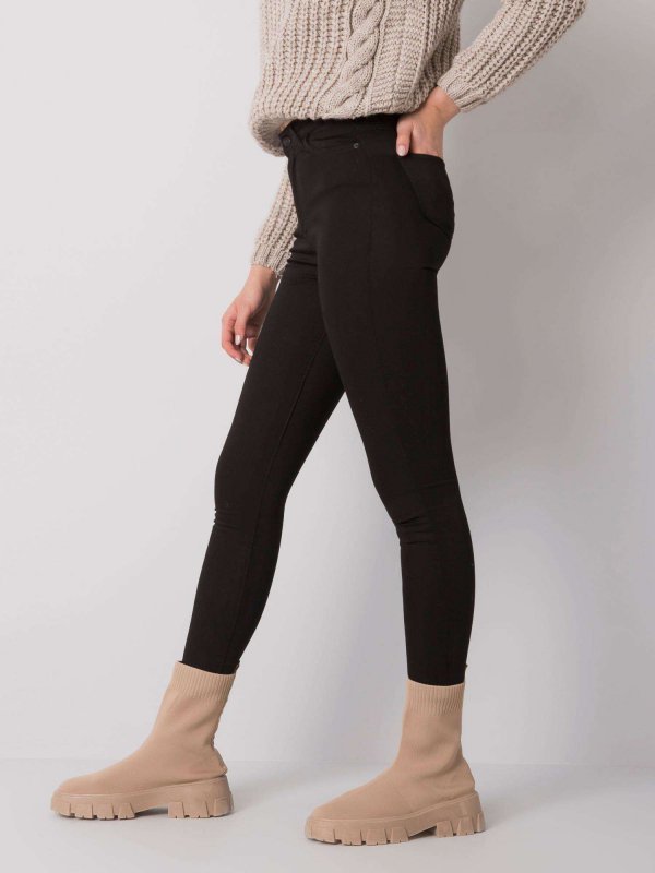 Spodnie jeans-MR-SP-100.64P-czarny rozmiar - 26