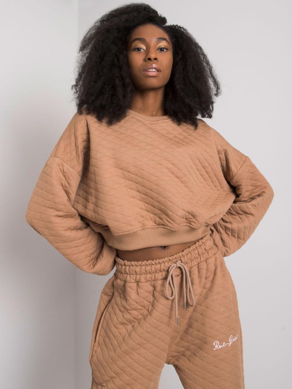 Bluza-RV-BL-7450.64-camelowy rozmiar - S/M