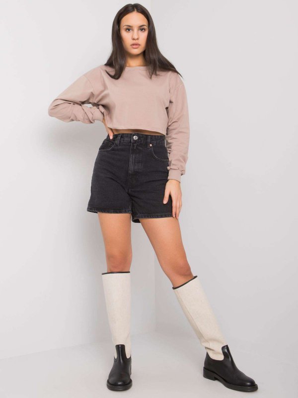 Bluzka-RV-BZ-7309.54-ciemny bezowy rozmiar - L/XL