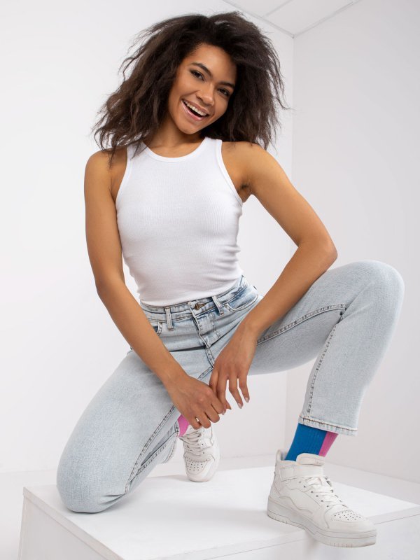 Spodnie jeans-MR-SP-251-1.95-jasny niebieski rozmiar - 29