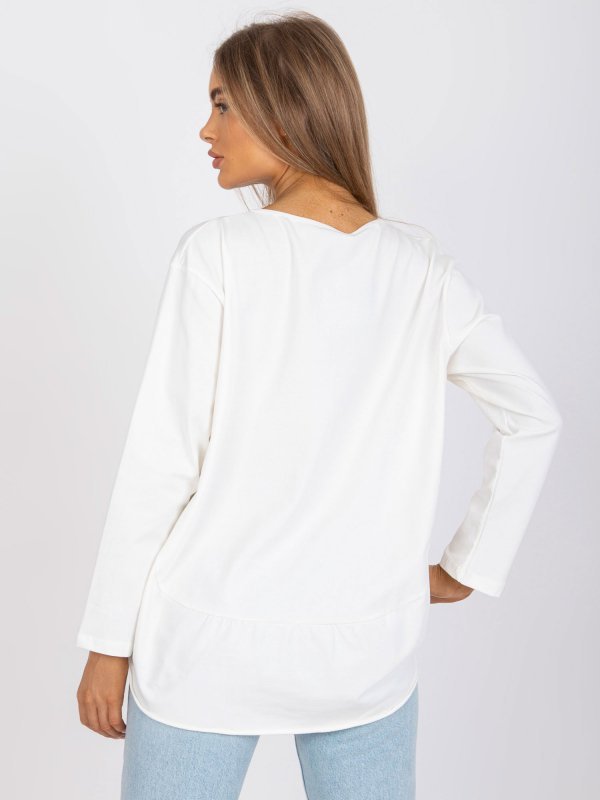 Bluzka-EM-BZ-611.61P-ecru rozmiar - ONE SIZE