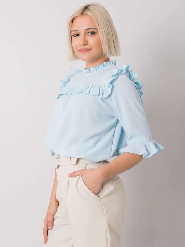 Bluzka-CHA-BZ-3312.30-jasny niebieski rozmiar - S/M
