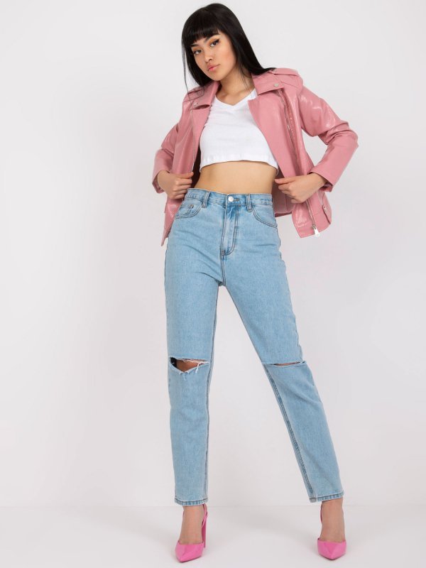 Spodnie jeans-EM-SP-RD1345.67P-jasny niebieski rozmiar - 42
