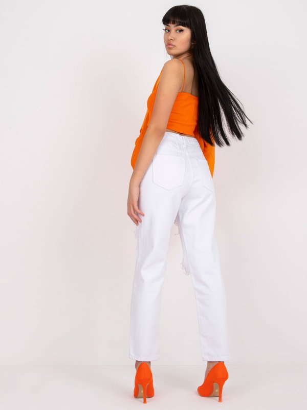 Spodnie jeans-EM-SP-RD6863.24P-biały rozmiar - 34